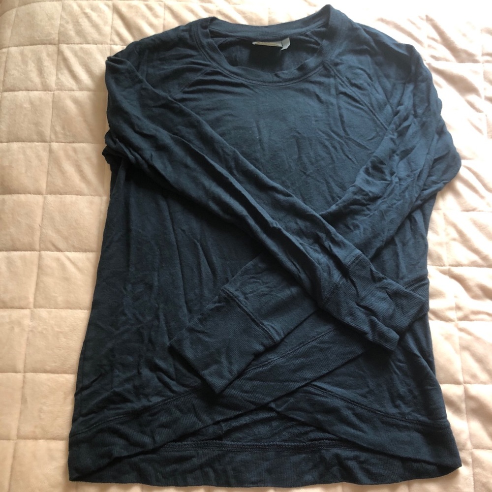 Athleta Navy Shirt Size S